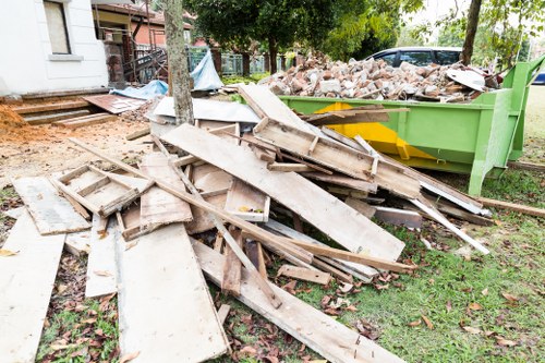 Professional garage clearance team in Hackbridge