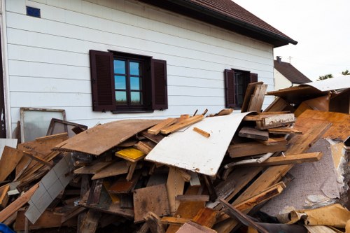 Clean and organized property after muck away service