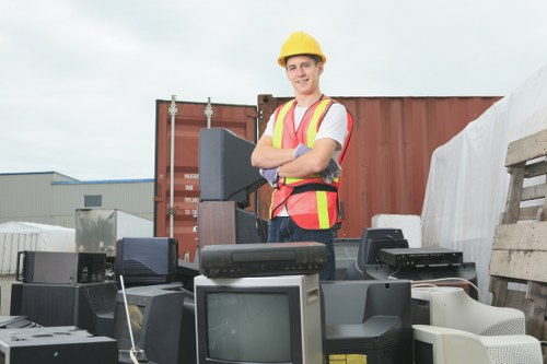 Recycling process at a muck away facility